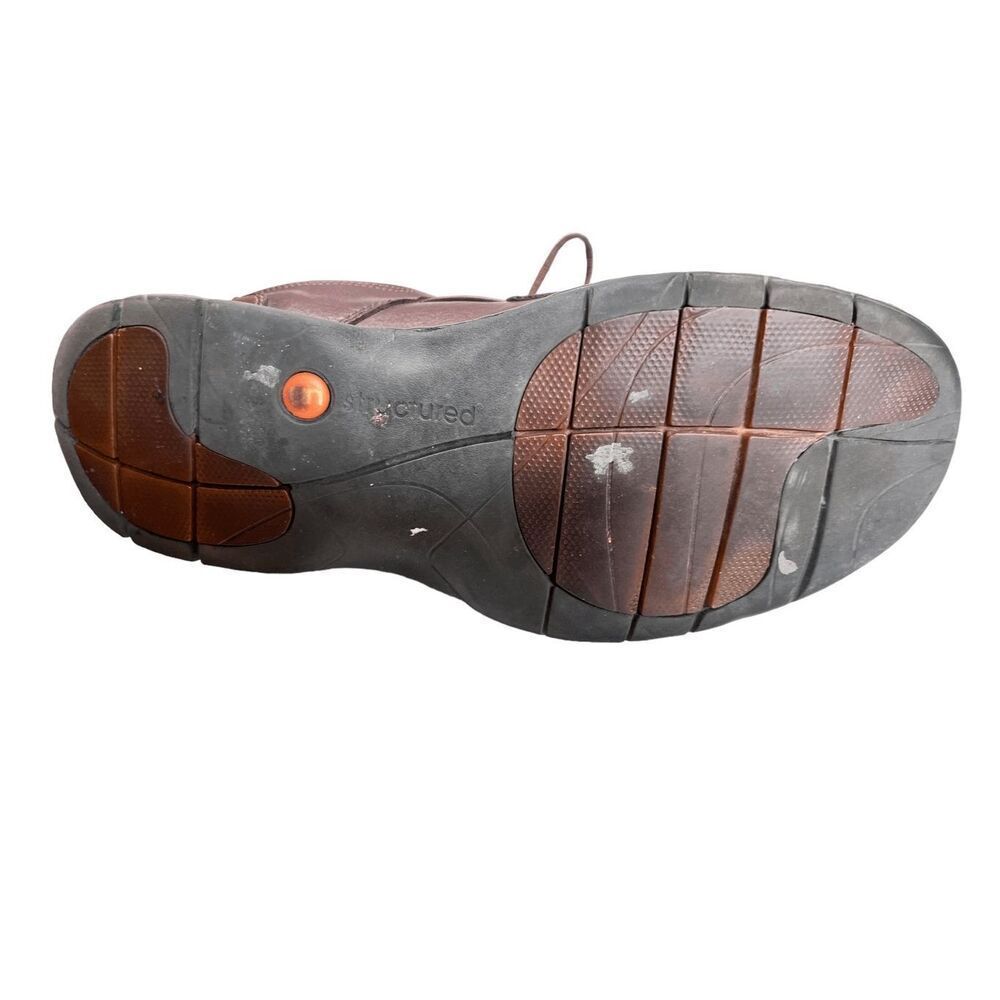 Clarks Unstructured Men'sBrown Leather Lace Up Brand: Clarks... Casual Shoes - Picture 10 of 14